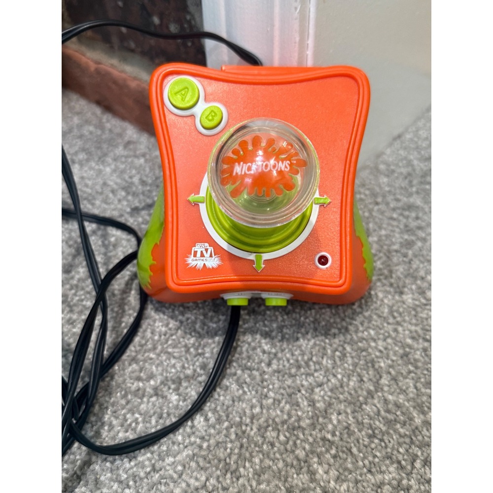 Jakks Pacific Nicktoons TV Games Plug and Play Joystick Controller Orange 2005